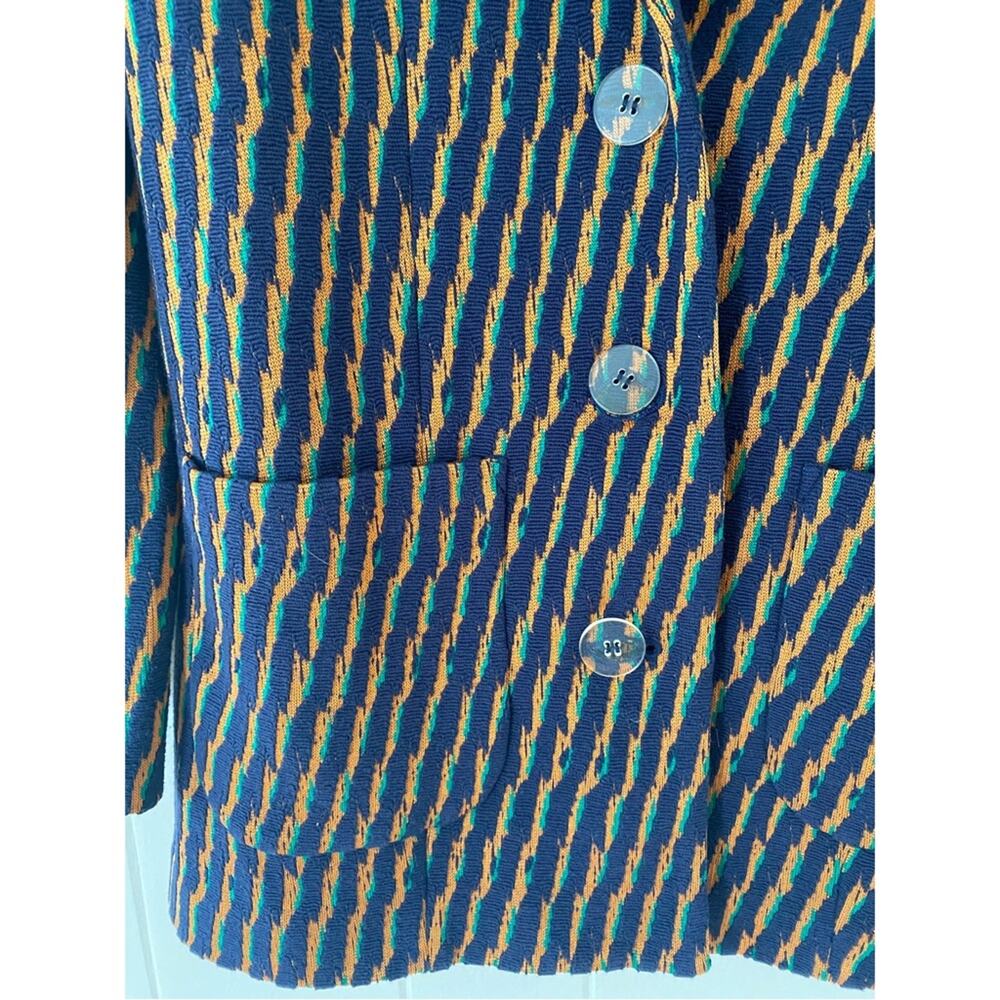 & Other Stories Navy Striped Blazer Twee Workwear Size 6 NWT - Picture 7 of 11